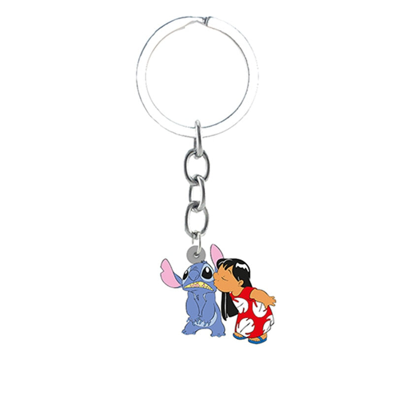 Adorable Lilo and Stitch Key Ring