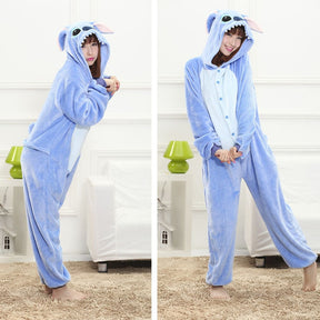 Blue Stitch Kigurumi Onesie Pajamas