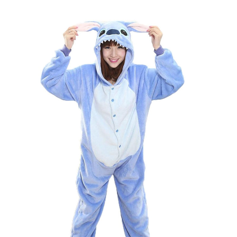 Blue Stitch Kigurumi Onesie Pajamas