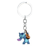 Stitch Guitar Keychain