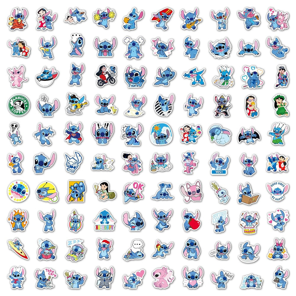 100 Lilo and Stitch Stickers