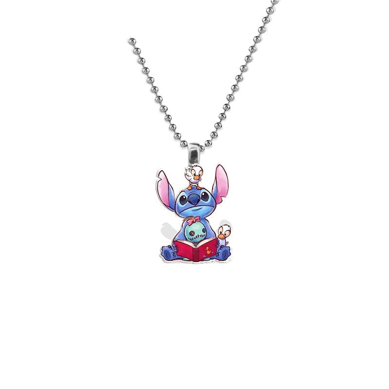 Stitch with Book Necklace