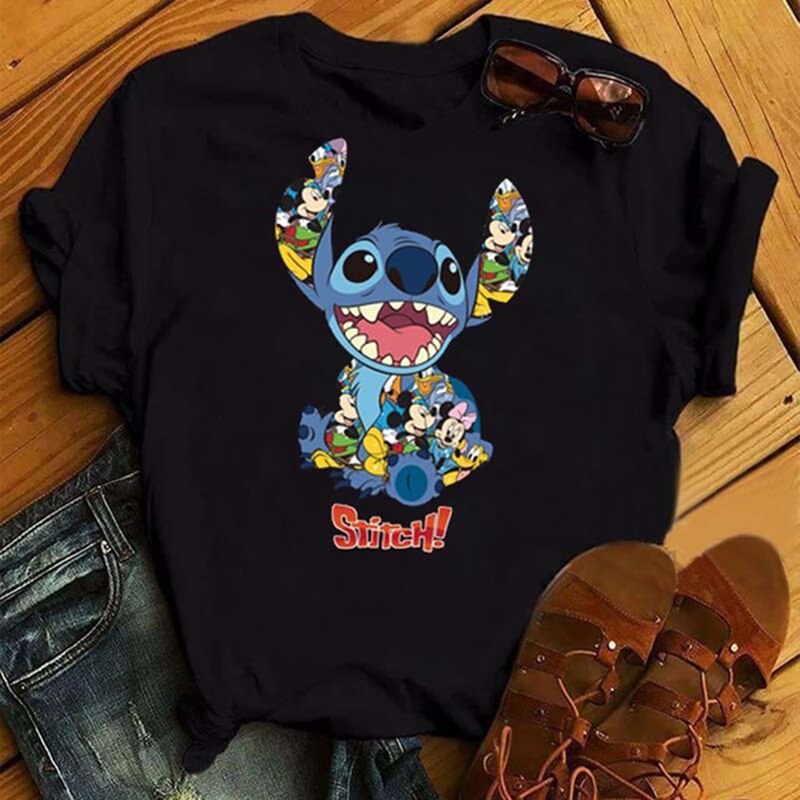 Stitch Laughing T-shirt