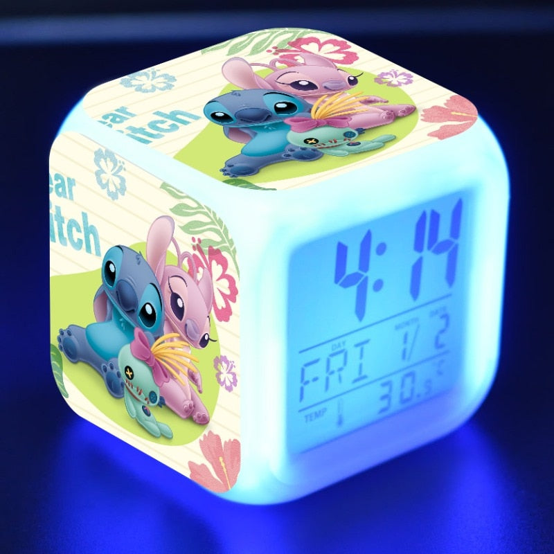 Stitch & Angel Alarm Clock