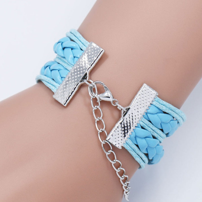Stitch & Leaf Bracelet