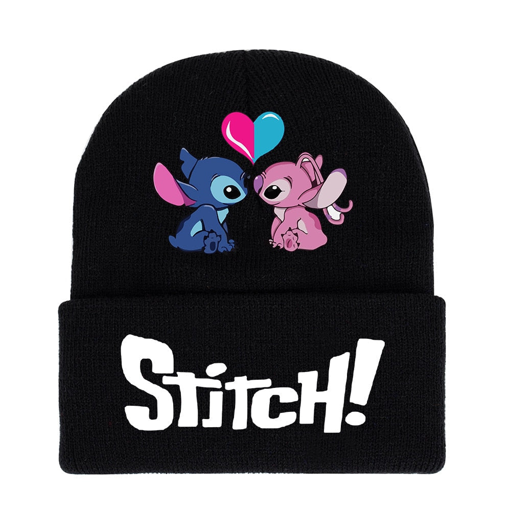 Stitch & Angel Woolly Hat