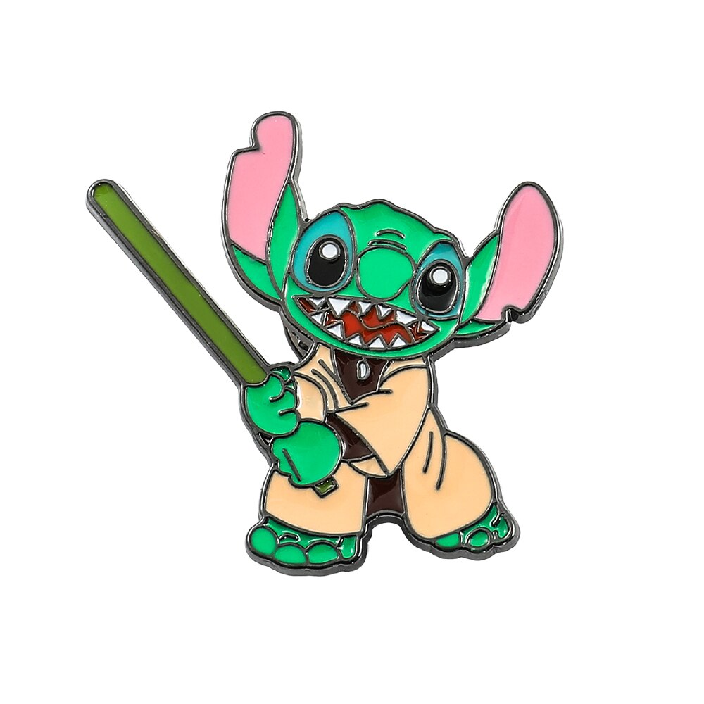 Yoda Stitch Badge
