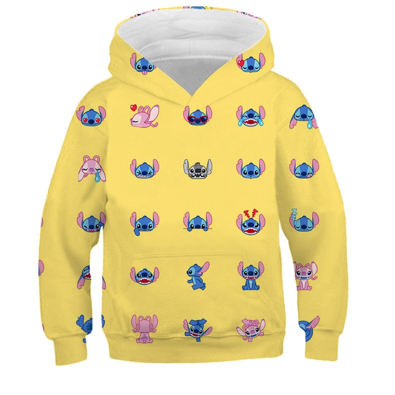 Child's Yellow Stitch & Angel Sweatshirt